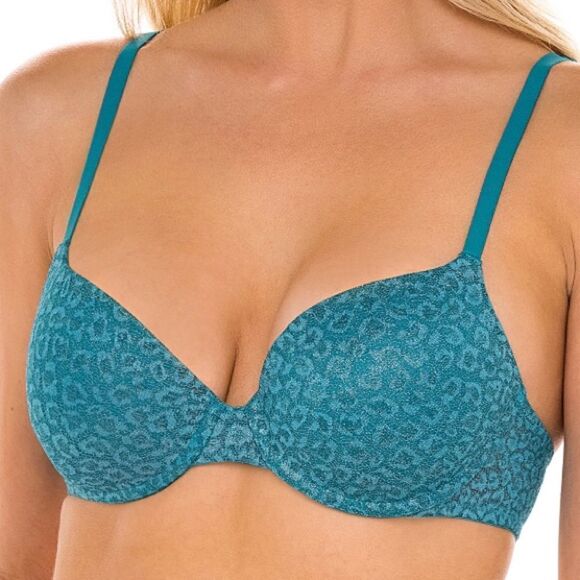 Lace Racerback Push Up Bra - Picture 3 of 5